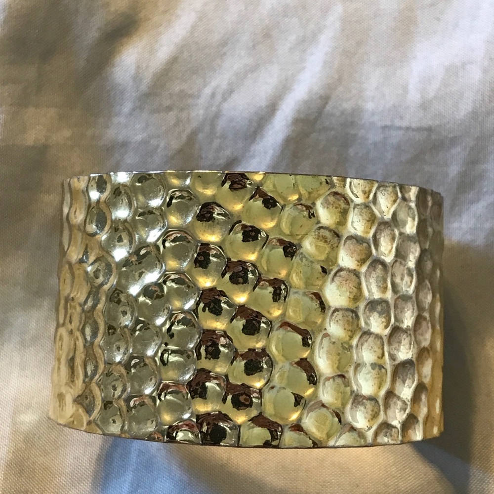 Gold tone cuff bracelet